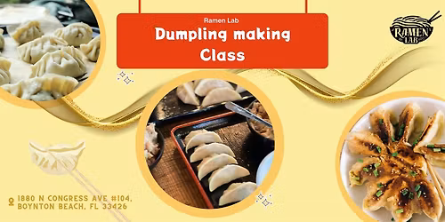 Dumpling Making Class - Ramen Lab Boynton