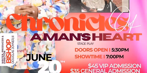 The Hit Stage Play \u201cChronicles Of A Man\u2019s \ud83d\udc94\u201d