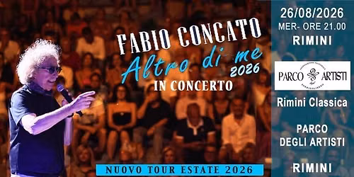 Rimini - Fabio Concato in concerto - Altro di Me Tour Estate 2026
