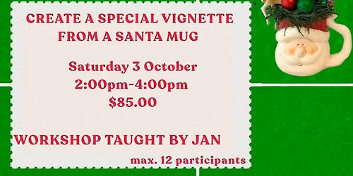 Creating a Special Vignette from a Santa Mug