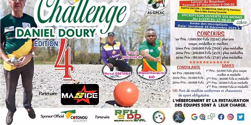 CHALLENGE DANIEL DOURY 4E EDITION 