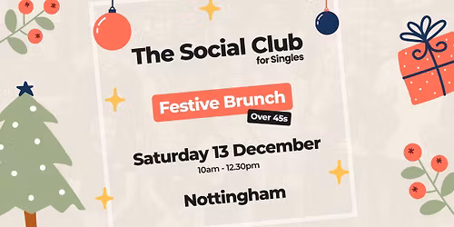 Nottingham Over 45s Festive Brunch for Singles