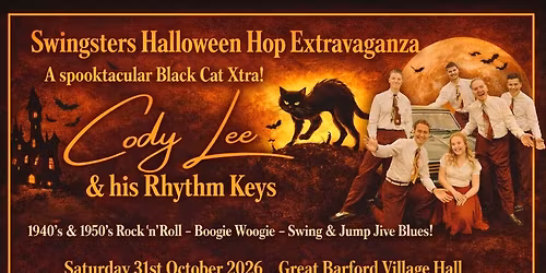 Swingsters Halloween Hop Extravaganza - Cody Lee & his Rhythm Keys