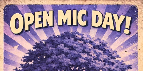Open Mic at The Oak Tree - Saturday 30.05.26 3pm-7pm