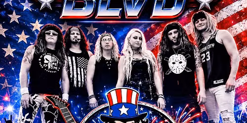 Sunset BLVD Live at Uncle Sam Jam Sunday July 12, 2026