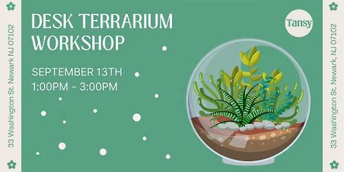 Desk Terrarium Workshop