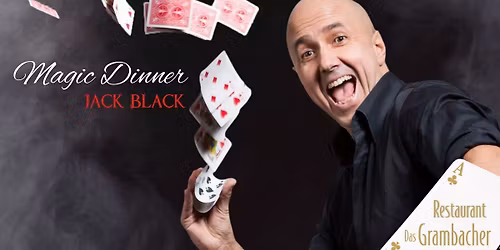 MAGIC DINNER mit Jack Black - Zauberei trifft auf Kulinarik \u2013 ein Erlebnis f\u00fcr alle Sinne