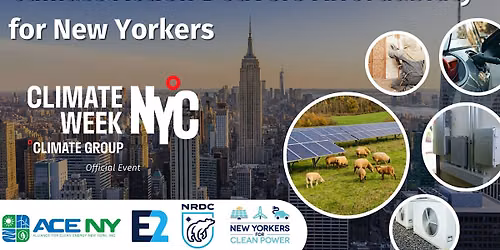 Climate Action Delivers Affordability for New Yorkers