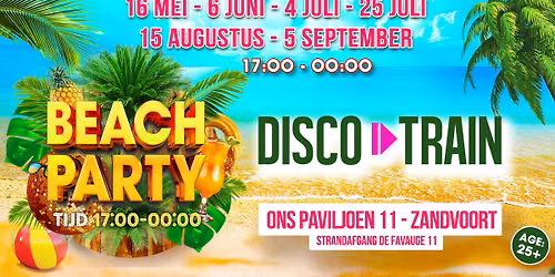 Disco-Train Beach Party - Zandvoort 16\/5