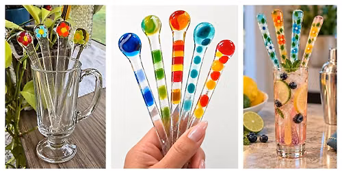 Fused Glass Swizzle Stix Workshop 6:15 - Brighton