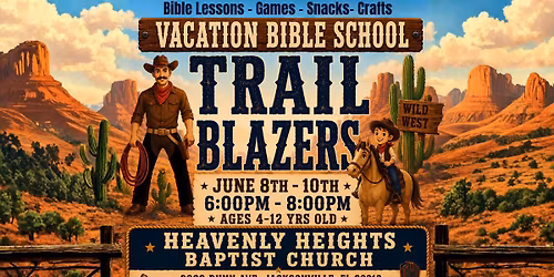 Vacation Bible School at Heavenly Heights Baptist Church