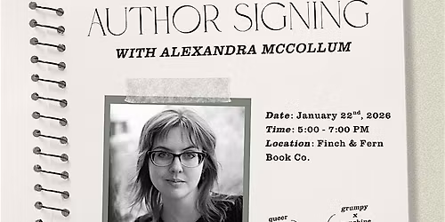 Alexandra McCollum Author Signing