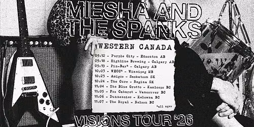 Miesha and The Spanks 18+ 'Visions' Release Party