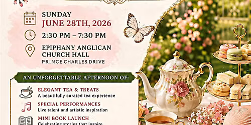 PETALS &  POWER: The Glamour Garden  Luxe Tea Party Fundraiser