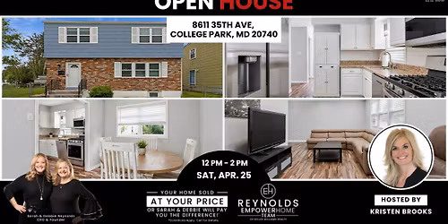 Open House at 8611 35Th Ave, College Park, MD 20740