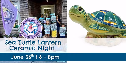 Sea Turtle Lantern Ceramic Night \ud83d\udc22 