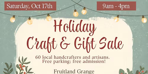 Holiday Craft & Gift Sale 2026