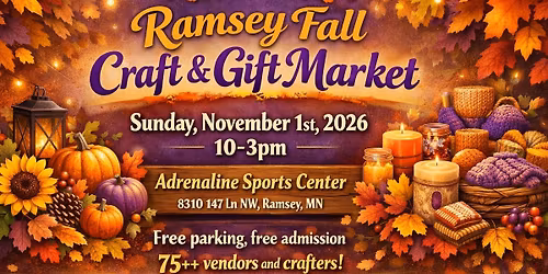9th Annual Ramsey Fall Craft & Gift Expo