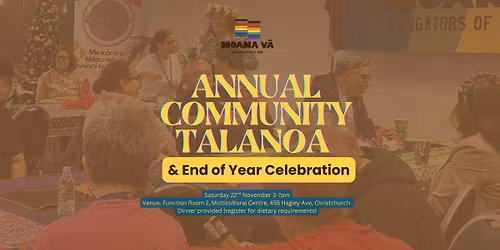 Moana V\u0101 Annual Community Talanoa & Celebration