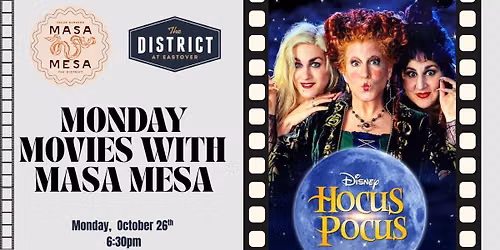Movie Mondays with Masa Mesa 