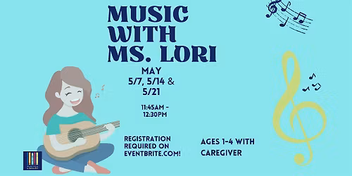 Sharing Music with Ms. Lori-Ages 1-4 years old