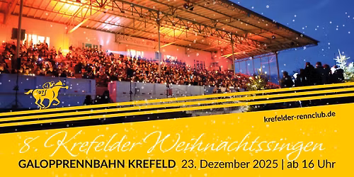 8. Krefelder Weihnachtssingen auf der Galopprennbahn