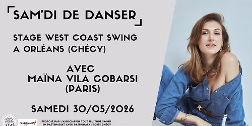 Stage WCS Sam'di de danser avec Ma\u00efna Vila Cobarsi