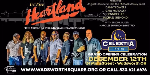 IN THE HEARTLAND | The Music of Michael Stanley | wsg Marc Lee Shannon