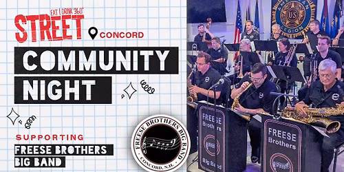 Community Night: Freese Brothers Big Band