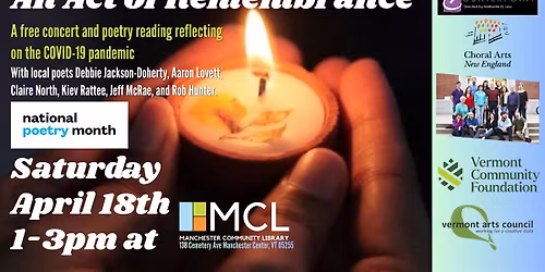 An Act of Remembrance with Counterpoint Vocal Ensemble & Local Poets