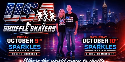 USA Shuffle Skate Sparkles Kennesaw