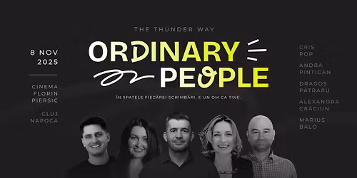 The Thunder Way | Ordinary People