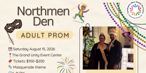 \ud83c\udfad\u2728 Adult Prom: Masquerade \u2728\ud83c\udfad