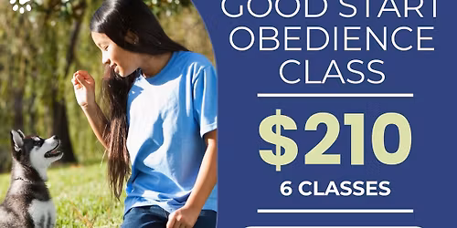 Good Start Obedience Class