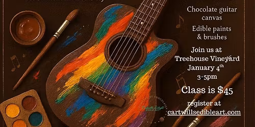 Paint and Create on Chocolate Guitar
