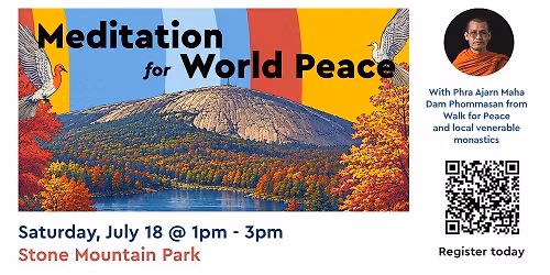 Meditation for World Peace at Stone Mountain \ud83c\udf0e\u2638\ufe0f