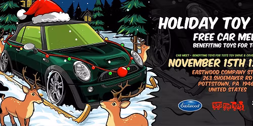 Holiday Toy Drive - Car Meet Benefiting Toys for Toys & Coventry Food Pantry