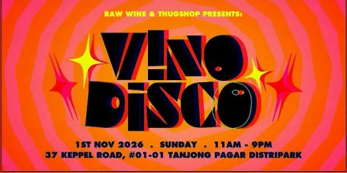 THUGSHOP x RAW WINE PRESENT VINO DISCO 2.0