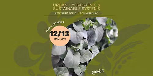 Louisiana CRAFT: Urban Hydroponic & Sustainable Systems