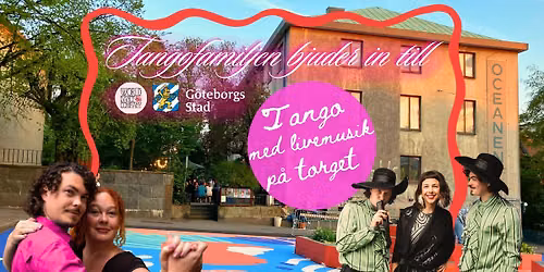 Tango med livemusik utomhus p\u00e5 Stigbergstorget - Chicos Fritos Milonguera!