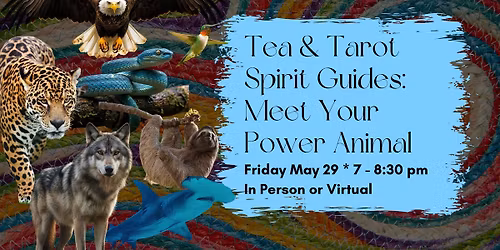 Tea & Tarot x Spirit Guides: Meet Your Power Animal