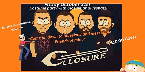 HALLOWEEN PARTY WITH CLOSURE AT BLUESKATZ