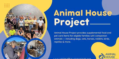 Monthly Companion Food Pantry Day - Animal House Project