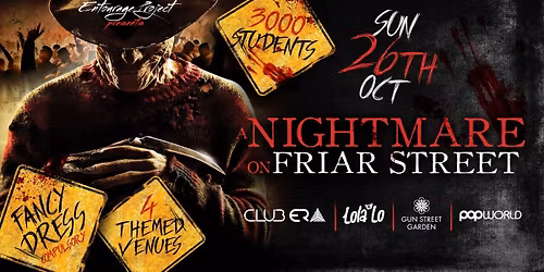 Nightmare On Friar Street - SIGN UP NOW \ud83c\udf83