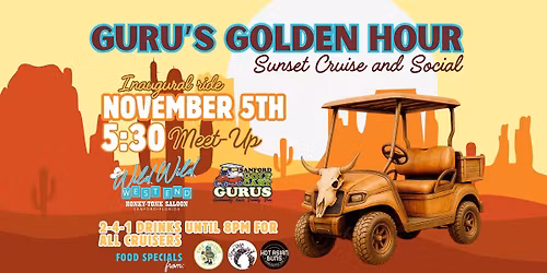 Guru's Golden Hour: Sunset Cruise & Social!