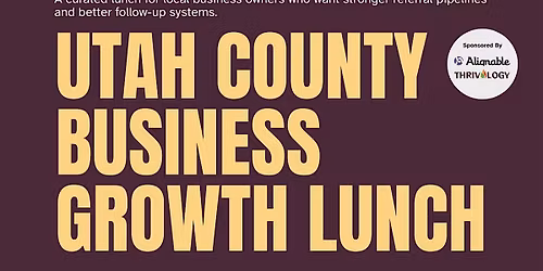 Alignable In Person Networking for Utah County Businesses