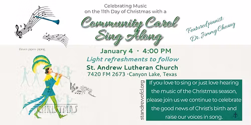 Community Carol Sing Along