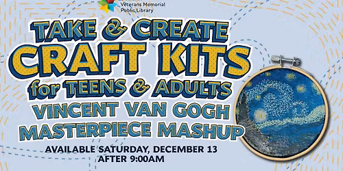 Take & Create Craft Kits: Vincent Van Gogh Masterpiece Mashup