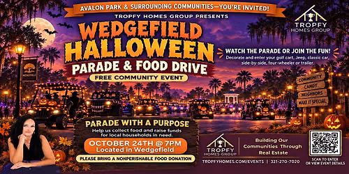 ANNUAL HALLOWEEN PARADE hosted by The Tropfy Homes Real Estate Group