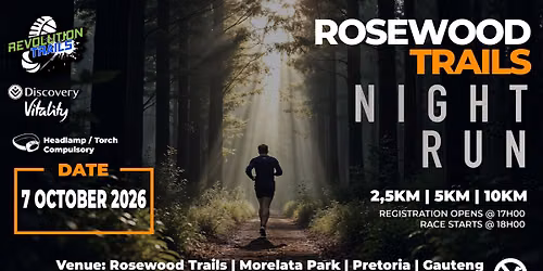 Rosewood Trails Night Run\/Walk